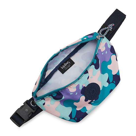 Kipling Fresh Lite Printed Heuptasjes Groen | BE 1005UZ